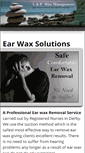 Mobile Screenshot of earwaxsolutions.co.uk